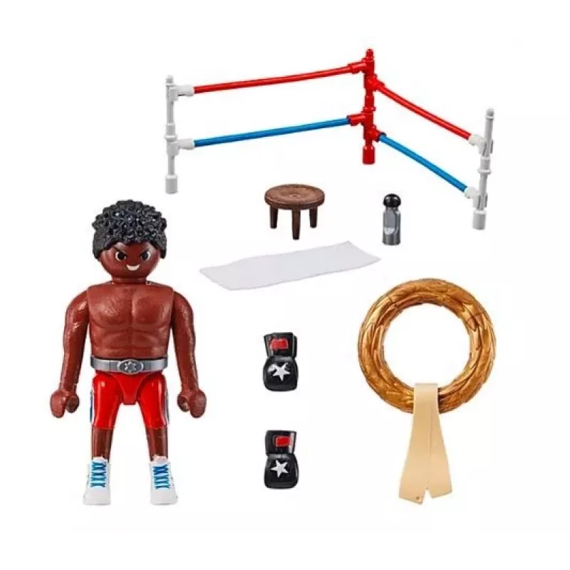 Playmobil Bokso čempiono konstravimo rinkinio veiksmo figūrėlė