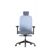 Up Up Athene ergonomic office chair Juoda, Pilka + Blue fabric