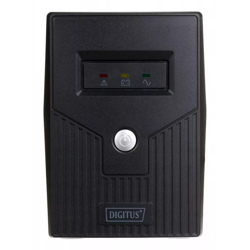 Digitus DN-170064 nepertraukiamo maitinimo šaltinis (UPS) Line-Interactive 0,8 kVA 480 W 2 kintamosios srovės lizdai (-ų)