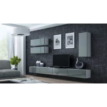 Cama Spintelė VIGO 90 uždara 90/35/32 baltas/pilkas blizgus
