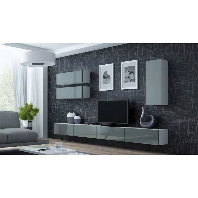 Cama Spintelė VIGO 90 uždara 90/35/32 baltas/pilkas blizgus