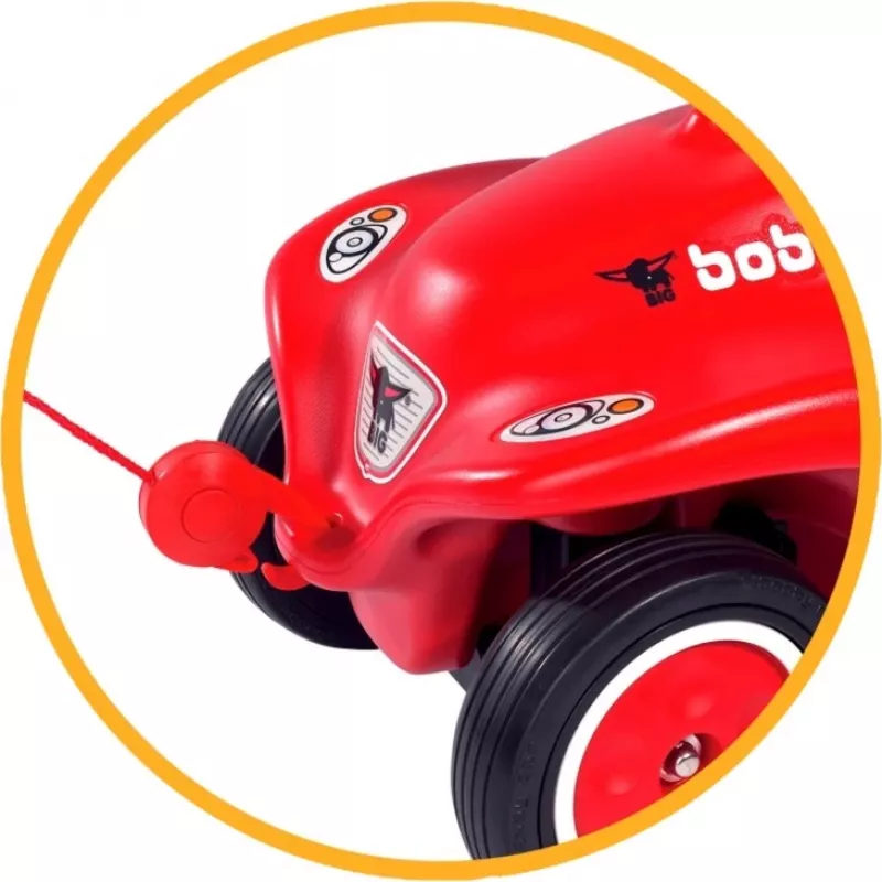 BIG Bobby-Car-Seil raudona geltona 1-7 metai