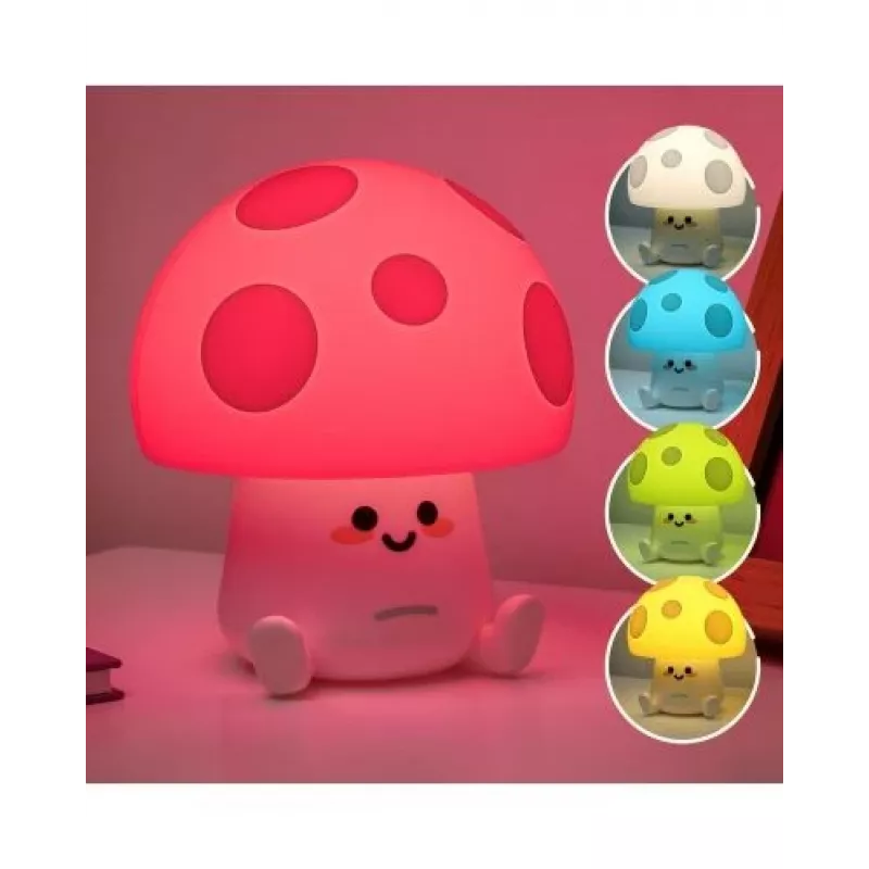 Stalinė lempa Paladone Fun Guy Mushroom Light – naujoviška grybo formos LED naktinė lempa
