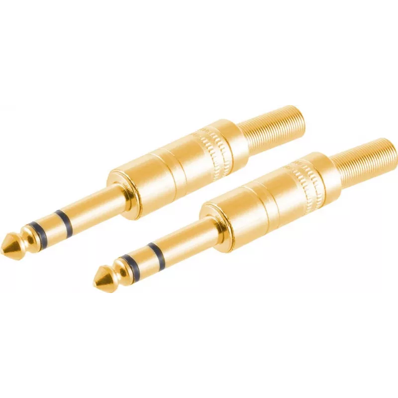 Laido jungtis ShiverPeaks BS50200-G2 6,3 mm auksinė
