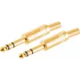 Laido jungtis ShiverPeaks BS50200-G2 6,3 mm auksinė