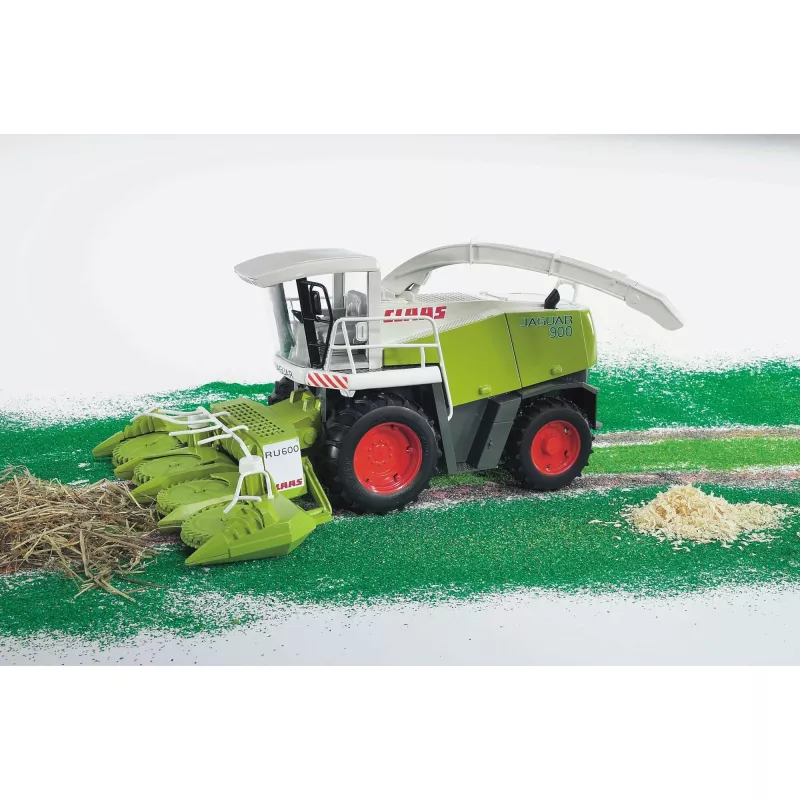Žaislinis pašarų kombainas BRUDER Claas Jaguar 900, plastikinis, rekomenduojamas amžius 4+
