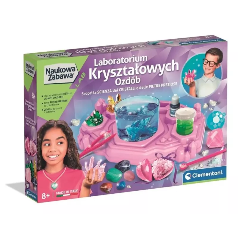 Clementoni Scientific Fun - Kristalų dekoracijų laboratorija