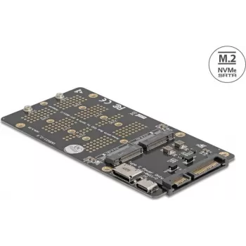 DELOCK M.2 Key M NVMe SSD į OCuLink SFF-8612 keitiklio adapteris (modelis 64294)
