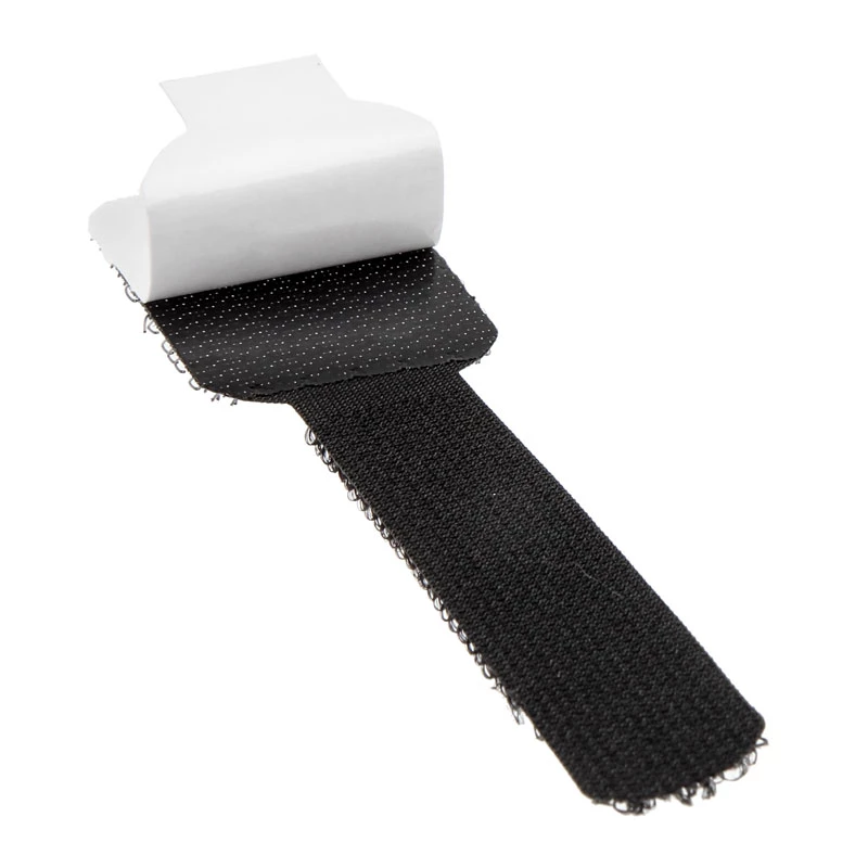 LABEL THE CABLE PRO Sieninis Velcro Laikiklis Kabeliams, 50 vnt. - juoda