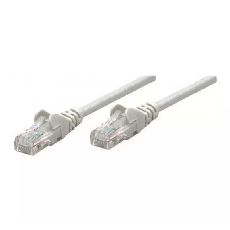 Intellinet tinklo komutacinis kabelis, Cat6A, 50m, pilkas, varis, S/FTP, LSOH / LSZH, PVC, RJ45, auksuoti kontaktai, be užkabinimų, su apsauginiu gaubteliu, garantija visam eksploatacijos laikui