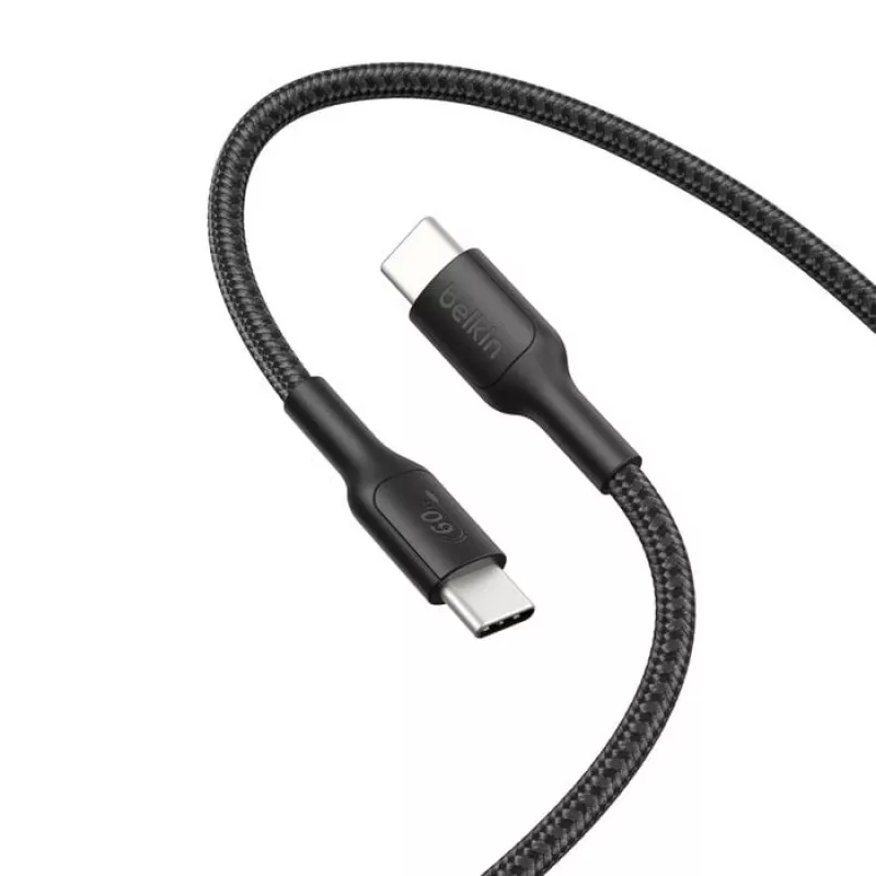 Belkin USB-C/USB-C žaidimų laidas 2 m pintas Switch 2 ENA008hq2MBK (ENA008HQ2MBK)