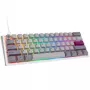Ducky One 3 Mini Mist Pilka klaviatūra, skirta žaidimams, USB, JAV anglų k.