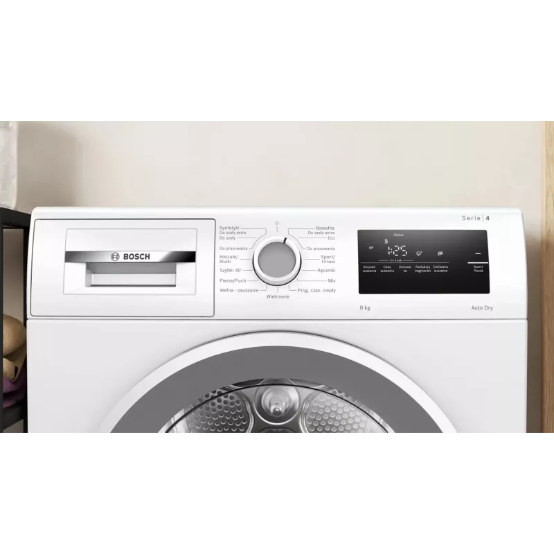Bosch WTH86277PL šilumos siurblio skalbinių džiovyklė 8 kg balta