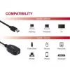 Equip 133347 USB kabelis USB 3.2 Gen 1 (3.1 Gen 1) 10 m USB A Juoda