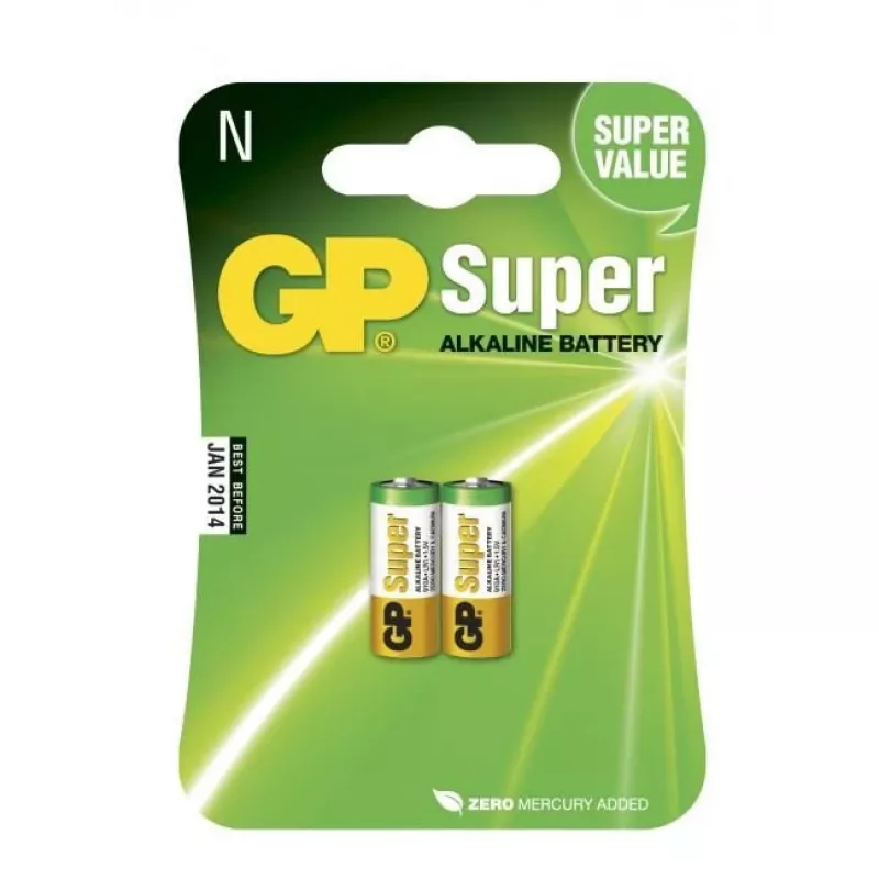 GP Battery Super GP910A LR01 Lady N - baterija, šarminė-mangano, 1,5 V, 2 vnt.
