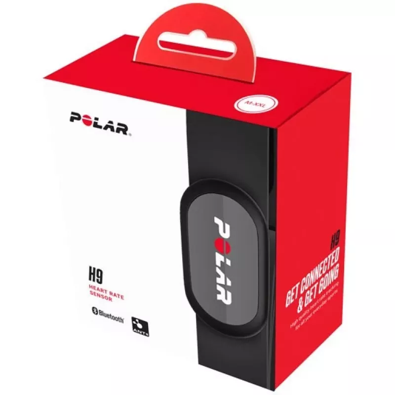 Polar H9 - širdies ritmo monitorius mobiliajam telefonui, išmaniajam laikrodžiui, aktyvumo sekikliui - M-XXL