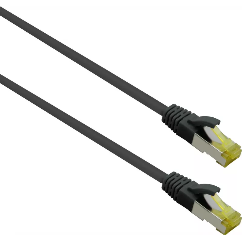 Tinklo kabelis Helos 263806 Juoda 7.5m Cat6a S/FTP
