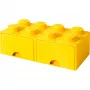 LEGO Drawer Brick 8 — geltonas (modelis 40061732) laikymo stalčius kaladėlėms ir smulkioms dalims
