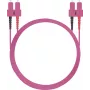 Šviesolaidinis komutacinis kabelis helos 50/125µm OM4 SC-SC duplex 0,5 m