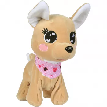 ChiChi LOVE Baby Boo, pliušinis žaislas smėlio spalvos/rožinis, 30 cm