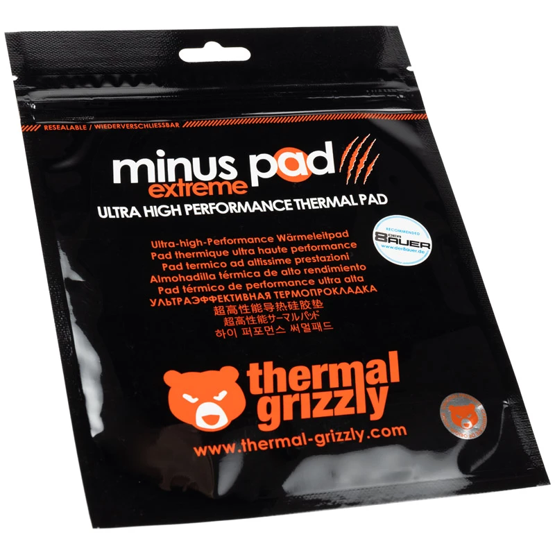 Termopadėlis Thermal Grizzly TG-MPE-120-20-15 Tankis 3.38 g/cm³ Rožinė 20x120x1.5 mm