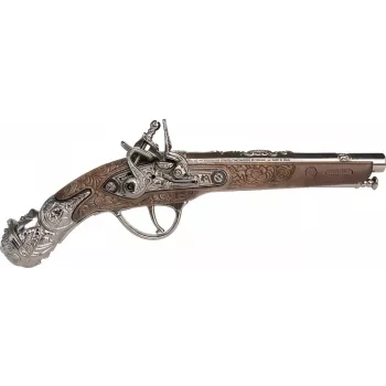 Metalinis piratų pistoletas Gonher modelis 239863 - metalinis žaislinis pistoletas