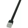 Tinklo kabelis LogiLink 3m Cat6 RJ45 U/UTP juodas