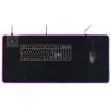 Deltaco GAM-092 - Juoda - Vienspalvis - Neoprenas - USB - Žaidimų pelės kilimėlis