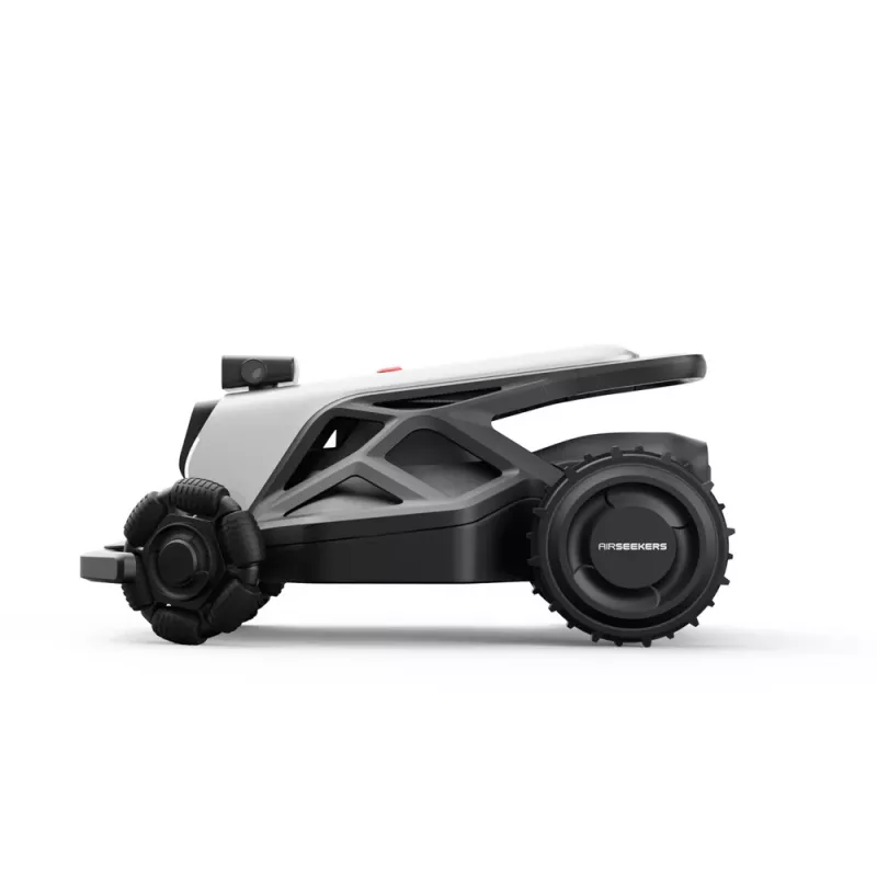 Robotinė vejapjovė AIRSEEKERS LIMITED Tron — 15 Ah baterija, 3–9 cm pjovimo aukštis, iki 2400 m², IPX6
