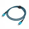 USB-C į USB-C kabelis LANBERG CA-CMCM-45CU-0020-BK, 240W PD, 8K@60Hz, 2,0 m