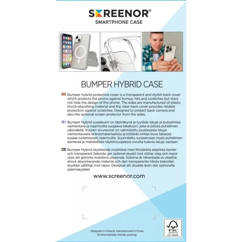 Screenor Bumper Iphone 17 Air Magsafe Skaidrus