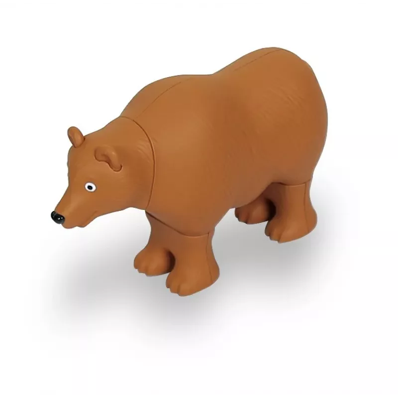 Magnetinių mini gyvūnėlių rinkinys MALIK 62343 — Miško gyvūnai, magnetinis žaislų rinkinys mažyliams