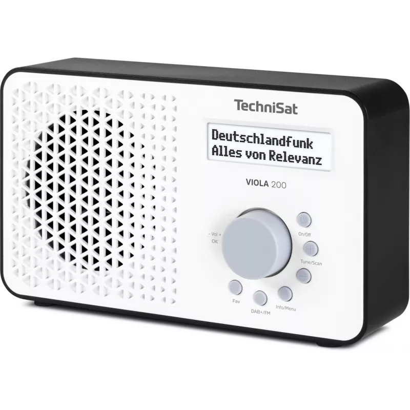 TV imtuvas TECHNISAT VIOLA 200 balta/juoda HD DVB‑S2