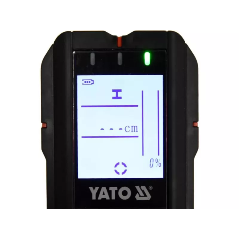 Metalo ieškiklis Yato YT-73138 paieškos gylis 0,12 m LCD ekranas