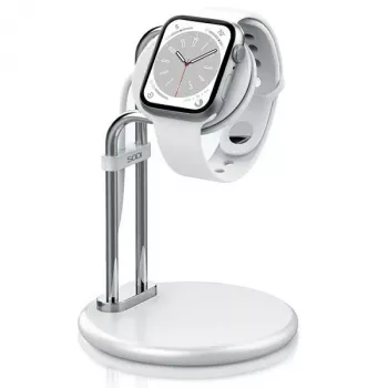 „For Apple Watch“ stovas SAW-300 indukcinis sidabrinis