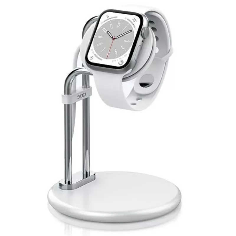 „For Apple Watch“ stovas SAW-300 indukcinis sidabrinis