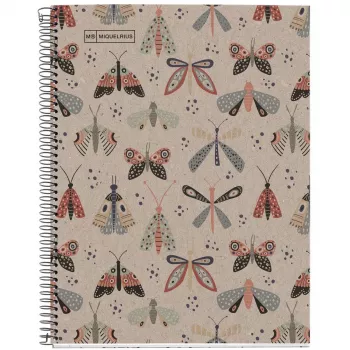 Miquelrius Notepad SCHMETTERLING DESIGN Recy. A4 80 Sheets (krovininis pristatymas)