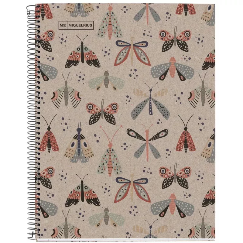Miquelrius Notepad SCHMETTERLING DESIGN Recy. A4 80 Sheets (krovininis pristatymas)