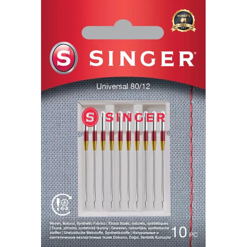 Singer | Universali adata austiems audiniams 80/12 10 vnt.