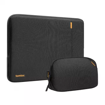 Nešiojamojo kompiuterio dėklo rinkinys 14 inch Tomtoc Defender-A13 (juodas)