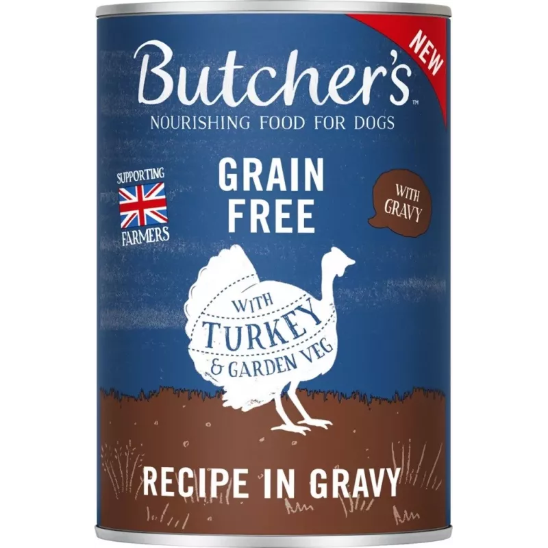 BUTCHER'S Originali Mega pack mišinys su daržovėmis padaže – šlapias šunų ėdalas – 6 x 400g