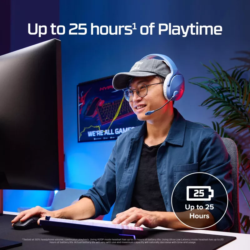 HyperX Cloud Jet - belaidės žaidimų ausinės (juodos)