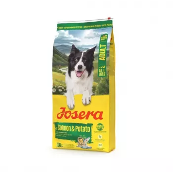 Sausas šunų maistas JOSERA Adult Salmon & Potato 12,5 kg — suaugusių šunų priežiūra, lašiša ir bulvės