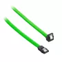 CableMod ModMesh - SATA laidas - Serial ATA 150/300/600 - SATA (M) stačiu kampu į SATA (M) - 60 cm - Šviesiai žalia (CM-CAB-RSAT-N60KLG-R)