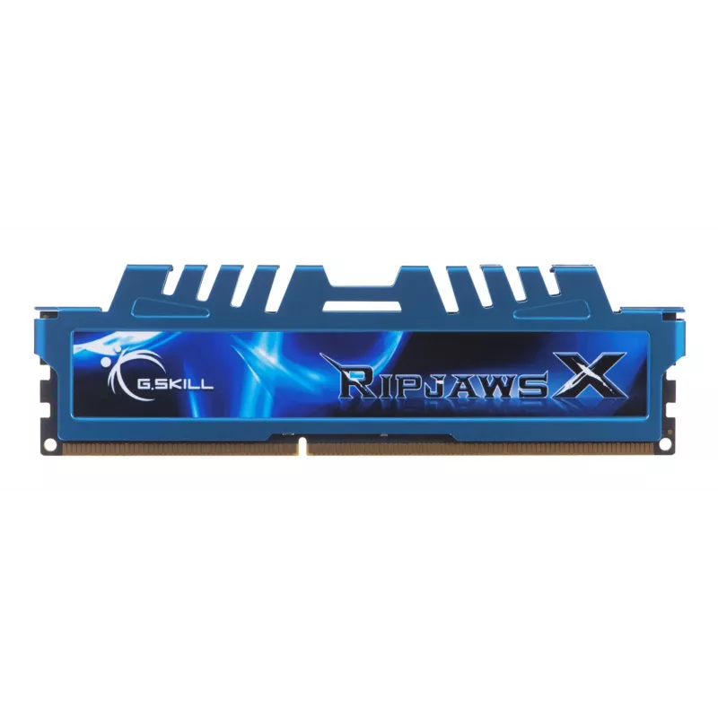 G.Skill 16GB Ripjaws X dviejų kanalų atminties rinkinys – mėlynas (2x 8 GB, DDR3 1600 MHz, 1,5 V, F3-1600C9D-16GXM, XMP Ready)