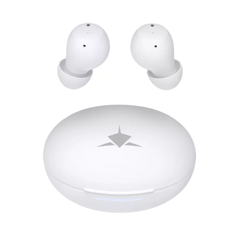 Belaidės ausinės White Shark GEB-TWS-02 Vortex baltos