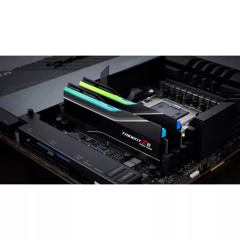 G.Skill Trident Z5 Neo RGB F5-6000J2636H48GX2-TZ5NR atminties modulis 96 GB 2 x 48 GB DDR5 6000 MT/s 288-pin DIMM