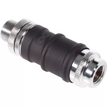 Alphacool Quick Disconnect Set BLH1A IG-IG su Schott jungtimi – greitai atjungiamų jungčių pora, skirta G½/G1/4 jungtims
