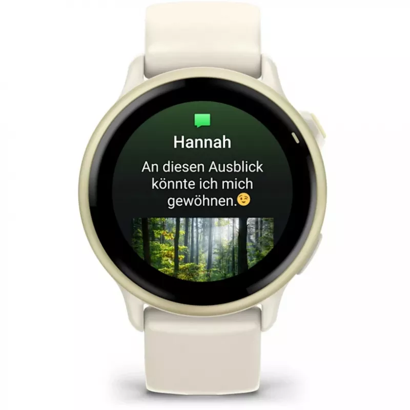 Garmin vívoactive 6 3,05 cm (1,2) AMOLED 42 mm Skaitmeninis 390 x 390 pikselių Liečiamas ekranas Baltas Wi-Fi GPS (palydovas)