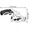 Belaidis rankinis diskinis pjūklas GKS 12V-26 Professional, 12 V (mėlyna/juoda, 2 ličio jonų baterijos 3,0 Ah, L-BOXX dėžėje)